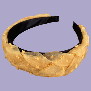 Yellow Braided Headband