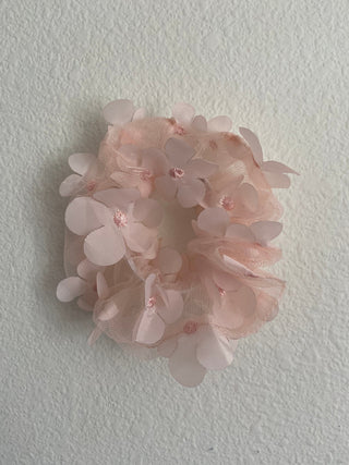 Floral Tulle Headband and Scrunchie Set