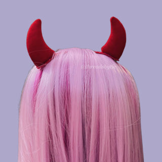 Devil Horn Hair Clip Set